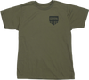 MOOSE OFFROAD Youth Salute T-Shirt - Olive - Large 3032-3696