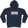MOOSE OFFROAD Youth All-American Hoodie - Navy - Large 3052-0700