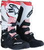 MOOSE OFFROAD Tech 7 Boots - Black/White/Red - US 8 0212024-1225-8