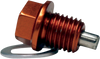 MOOSE OFFROAD Magnetic Drain Plug - Orange - KTM DP108