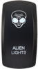 Dash Switch Rocker Face Alien Lights