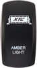 Dash Switch Rocker Face Amber Light Bar