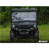 SuperATV Kawasaki Mule Pro Scratch Resistant Flip Down Windshield