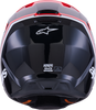 Sm3 Radium Helmet Blk/Red Fluo/White Glossy 2x