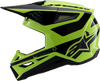Sm3 Heat Helmet Yellow Fluo/Black Glossy 2x
