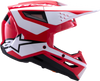 Sm3 Heat Helmet Red/White/Black Glossy Xl