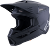 Sm3 Solid Helmet Black Matt Lg