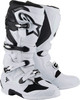 Tech 7 Boots White/Black 7