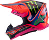 S M10 Deegan Helmet Orng Flo/Prpl/Pnk Fluo Xl
