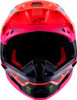 S M10 Deegan Helmet Orng Flo/Prpl/Pnk Fluo Xs