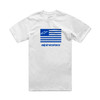 Flag Csf Tee White/Blue Xl
