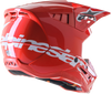 S M5 Corp Helmet Bright Red Glossy Md