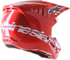 S M5 Corp Helmet Bright Red Glossy 2x