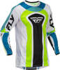 Lite Le Current Jersey White/Lime/Blue Lg