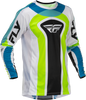 Lite Le Current Jersey White/Lime/Blue 2x