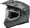 Trekker Cw Solid Helmet Elec Shld Grey Sm