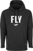 Fly Weekender Pullover Hoodie Black/White Lg
