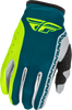 Youth Lite Gloves Grey/Lime/Teal Ys