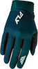 F 16 Gloves Teal/White Sm