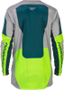 Youth Lite Jersey Grey/Lime/Teal Yxl