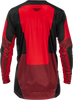 Lite Jersey Black/Red 2x