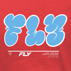 Youth Fly Graffiti Tee Red Ys