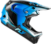 Werx R Flow Carbon Helmet Black Carbon/Blue/White Sm