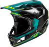 Rayce Repeat Bicycle Helmet Black/Teal/Hi Vis Xl