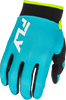 Youth F 16 Gloves Aqua/Black/White Y2xs