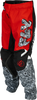 Youth Kinetic Mutant Pants Red/White/Black Sz 18