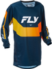 Youth Kinetic Jersey Navy/Orange Yxl