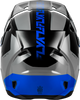 Kinetic Crest Helmet Grey/Black/Blue Xs