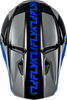 Kinetic Crest Helmet Grey/Black/Blue Xs