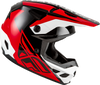 Kinetic Crest Helmet Red/Black/White Xs
