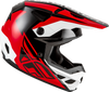 Kinetic Crest Helmet Red/Black/White 2x