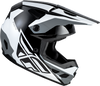 Kinetic Crest Helmet Black/White/Grey 2x
