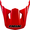 Kinetic Dbk Helmet Visor Red/Black/Grey Xs/Sm