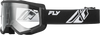 Focus Goggle Black/White W/ Clear Lens
