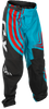 Youth F 16 Pants Ca/Ny Cyan/Black/Red Sz 24