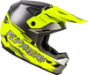 Youth Kinetic Surge Helmet Grey/Hi Vis Ym