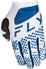 Youth Kinetic Center Gloves White/Navy Yl