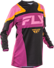 Women's F 16 Jersey Black/Mauve/Yellow 2x