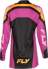 Women's F 16 Jersey Black/Mauve/Yellow 2x
