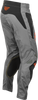 Kinetic Sym Pants Grey/Orange/Black Sz 30
