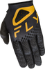 Kinetic Center Gloves Black/Gold 3x