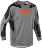 Kinetic Sym Jersey Grey/Orange/Black Lg