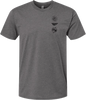 Fly Atom Tee Gunmetal Heather Sm