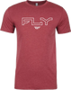 Fly Edge Tee Cardinal Xl