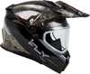Trekker Cw Conceal Helmet Dual Shld Black/Grey/White 2x