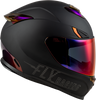 Sentinel Recon Helmet Matte Black/Purple Chrome Lg